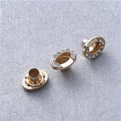 Rhinestone Alloy Metal Garment Brass Eyelet